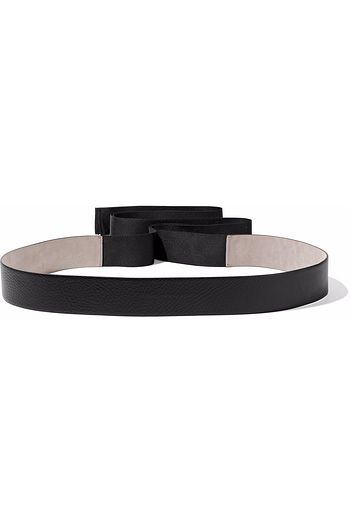 BRUNELLO CUCINELLI Grosgrain and leather belt