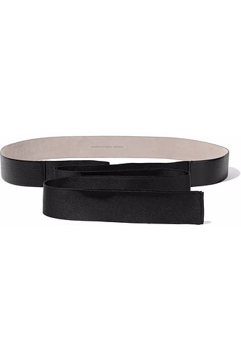 BRUNELLO CUCINELLI Grosgrain and leather belt