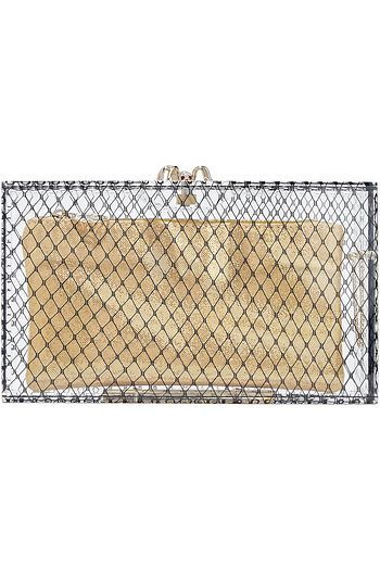 CHARLOTTE OLYMPIA Embellished printed Plexiglas® clutch