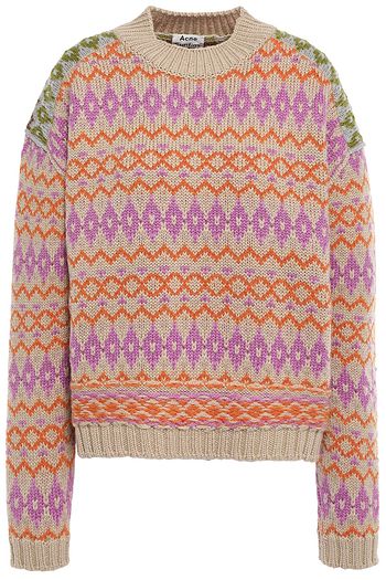 ACNE STUDIOS Wool-jacquard sweater