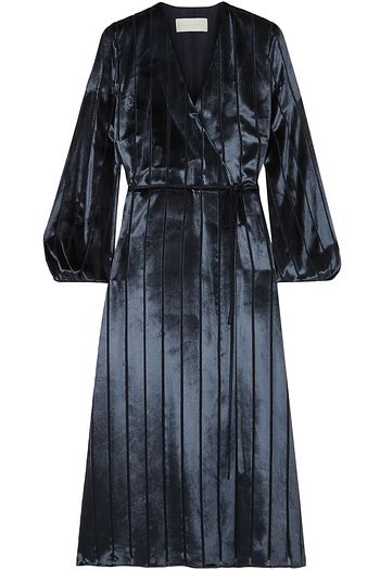 MICHELLE MASON Velvet wrap dress