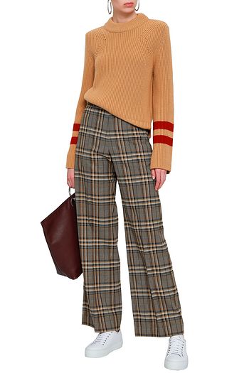 BAUM UND PFERDGARTEN Intarsia merino wool-blend sweater