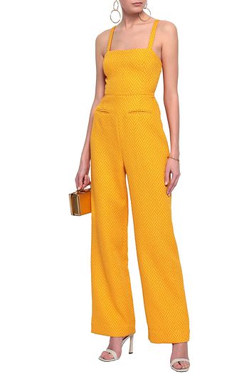 EMILIA WICKSTEAD Jacquard jumpsuit