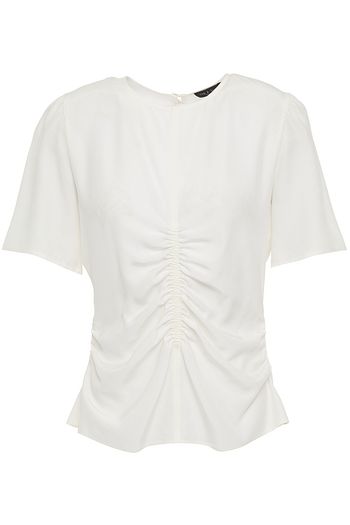 RAG & BONE Oberteil aus Seide mit Raffungen