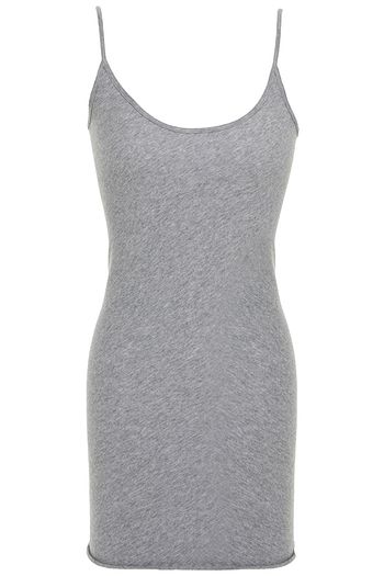 ENZA COSTA Mélange cotton and cashmere-blend jersey tank