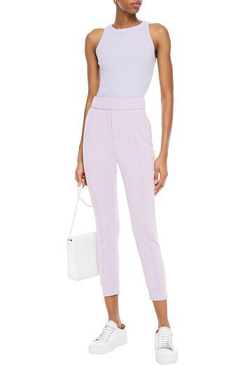 ENZA COSTA Ribbed cotton and cashmere-blend jersey tank