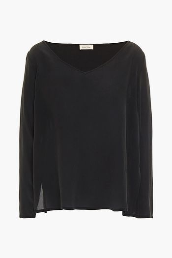 AMERICAN VINTAGE Washed-silk top