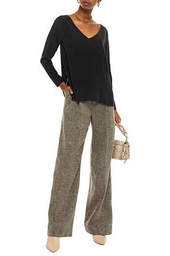 AMERICAN VINTAGE Washed-silk top