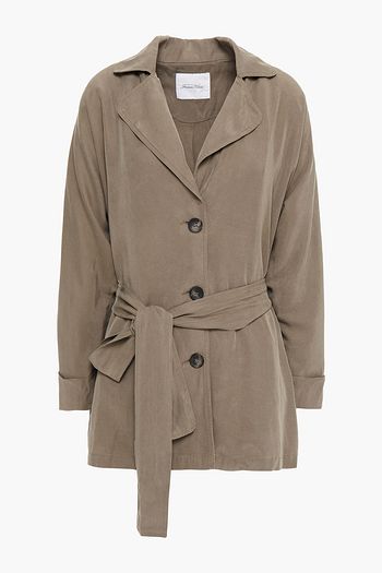 AMERICAN VINTAGE Belted washed-twill jacket