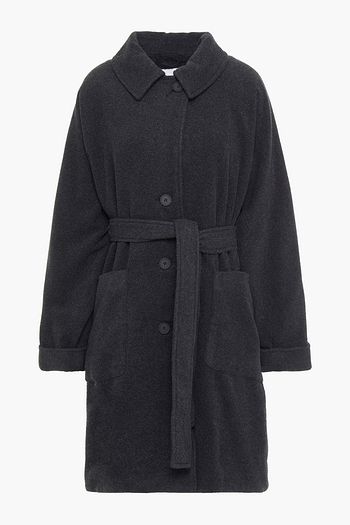 AMERICAN VINTAGE Oxipark belted brushed wool-blend felt coat