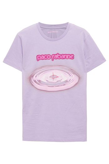 PACO RABANNE Printed cotton-jersey T-shirt