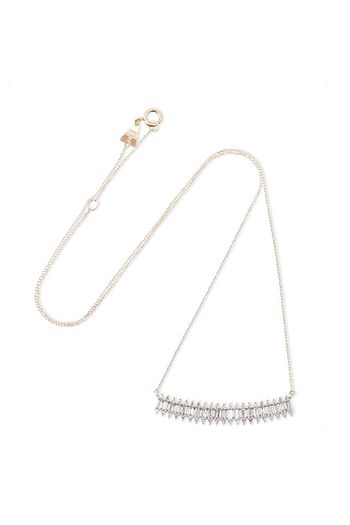 ADINA REYTER Kette aus 14 KT. Gold und Sterlingsilber mit Diamanten