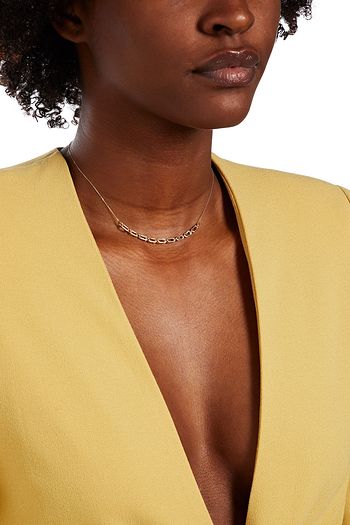 ADINA REYTER Kette aus 14 KT. Gold mit Diamanten