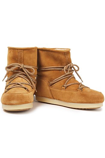 MOON BOOT Far Side Jr lace-up suede snow boots