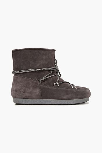 MOON BOOT Far Side Low lace-up suede snow boots