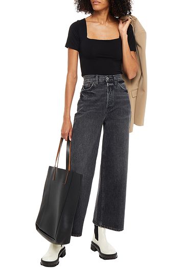 RE/DONE Stretch-Tencel jersey bodysuit