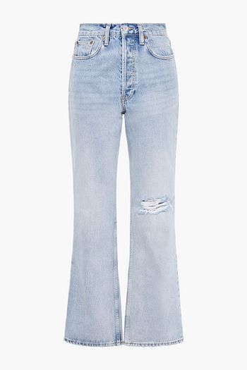 RE/DONE Originals 70s distressed high-rise bootcut jeans