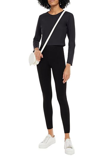 ALEXANDERWANG.T Cropped stretch-jersey top