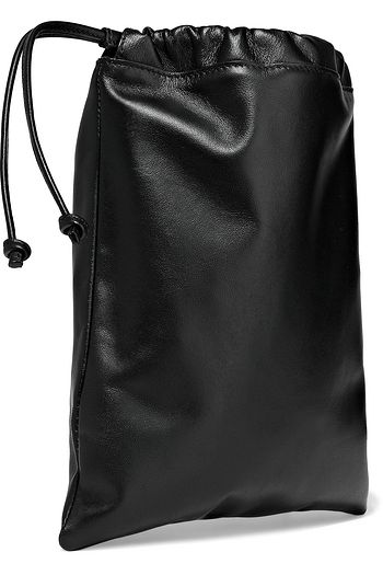 SMYTHSON Kingly medium leather pouch