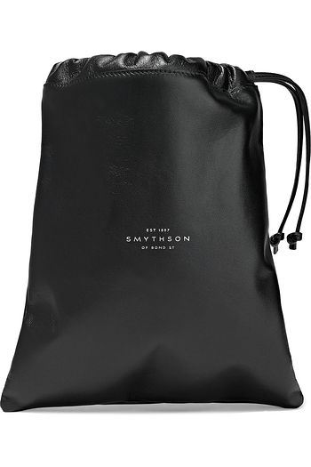 SMYTHSON Kingly medium leather pouch