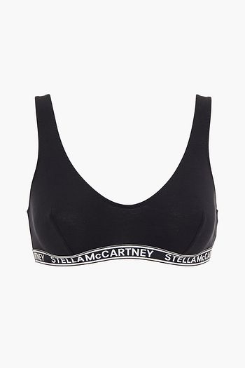 STELLA MCCARTNEY Ivy Chatting stretch-cotton jersey bralette