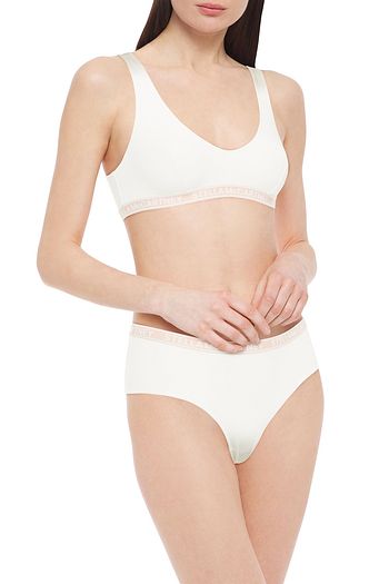 STELLA MCCARTNEY Ivy Chatting halbhohes Höschen aus Stretch-Baumwoll-Jersey
