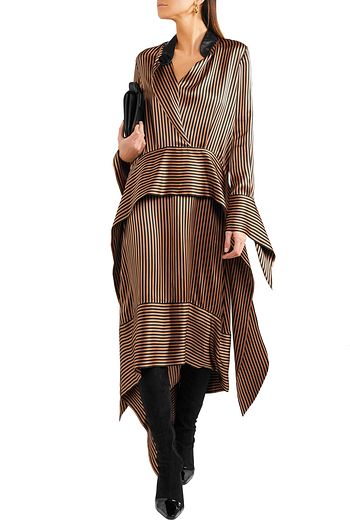 NEOUS Bumble suede and patent-leather over-the-knee boots