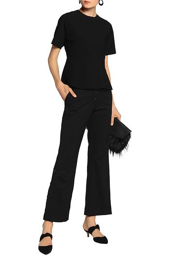 PROENZA SCHOULER Wool-blend twill wide-leg pants