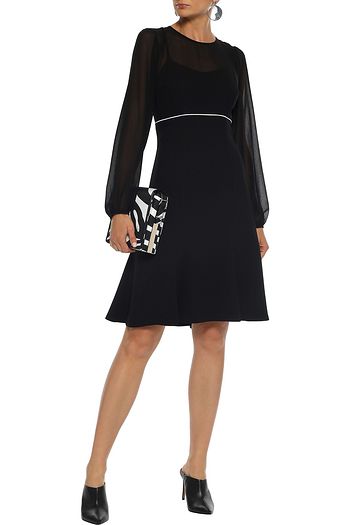 MIKAEL AGHAL Georgette and cady dress