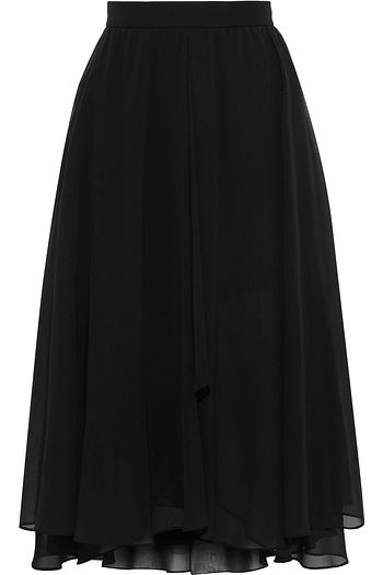 MIKAEL AGHAL Gathered chiffon skirt