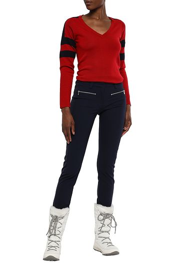 FUSALP Striped intarsia-knit sweater