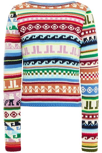 LANVIN Fair Isle wool-blend sweater