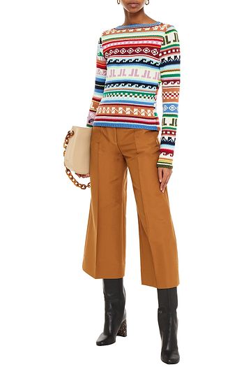 LANVIN Fair Isle wool-blend sweater