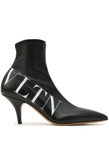 VALENTINO GARAVANI Sock Boots aus Stretch-Kunstleder mit Print