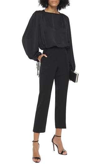LANVIN Cropped Karottenhose aus Woll-Twill