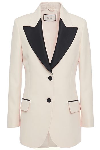 GUCCI ウール&シルク混 タキシードジャケット