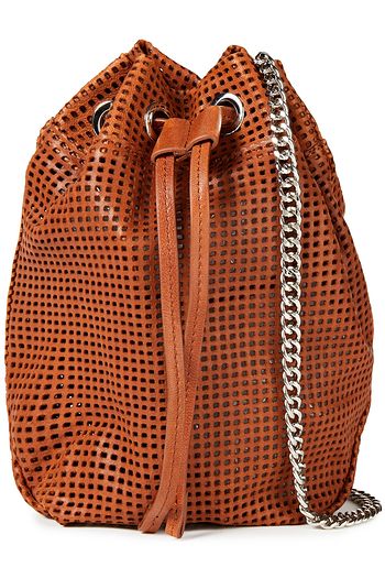 IRO Denzi laser-cut leather bucket bag