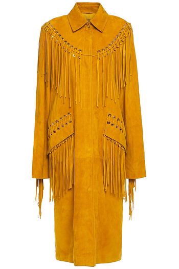 GABRIELA HEARST Calgary fringed suede coat