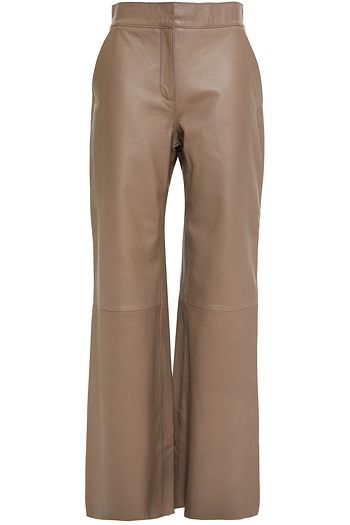 STAND STUDIO Megan leather wide-leg pants