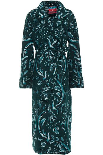 F.R.S. FOR RESTLESS SLEEPERS Acheso belted brushed jacquard coat