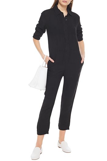 JAMES PERSE Cropped twill jumpsuit