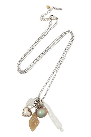 CHAN LUU Kette aus Sterling Silber mit mehreren Steinen