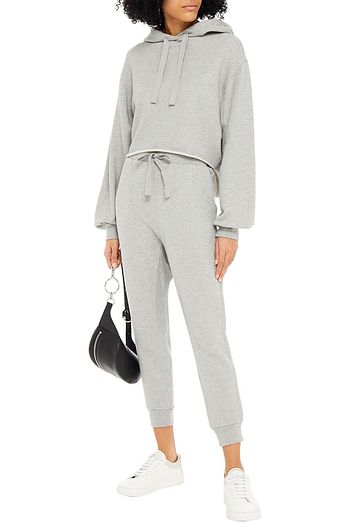 FRAME Organic French Pima cotton-terry track pants