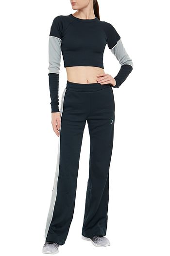 TWENTY MONTRÉAL Embroidered two-tone cotton-blend jacquard track pants