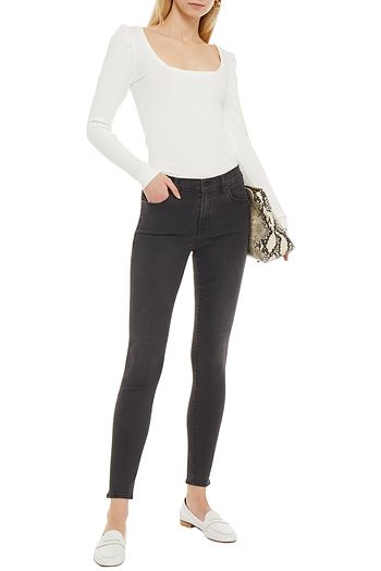 J BRAND Mid-rise skinny jeans
