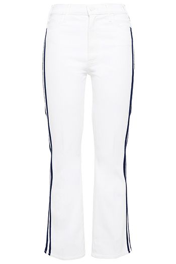 MOTHER Gilia sequined tulle wide-leg pants