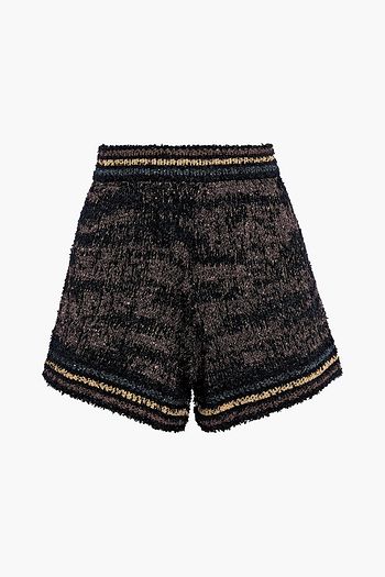 M MISSONI Metallic bouclé-knit shorts
