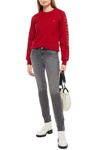 ACNE STUDIOS Halbhohe Skinny Jeans in ausgewaschener Optik
