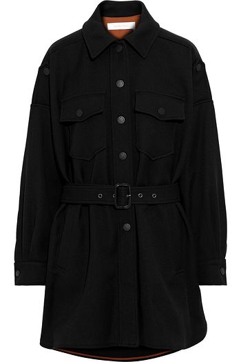 SEE BY CHLOÉ Belted cotton-blend gabardine coat