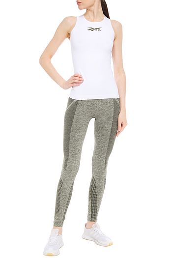 REEBOK X VICTORIA BECKHAM Printed stretch-jersey tank